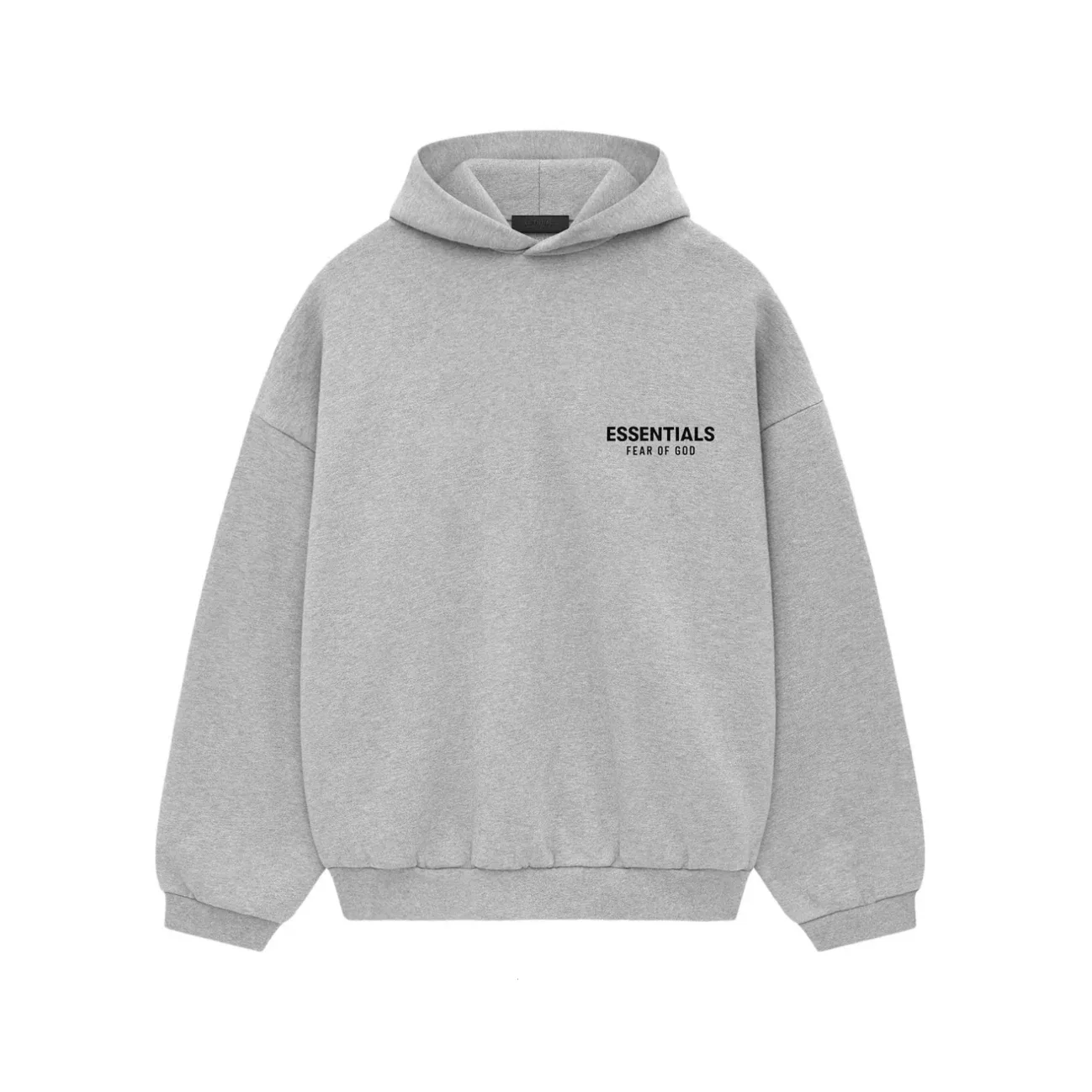 FEAR OF GOD ESSENTIALS LIGHT HEATHER GREY HOODIE FW24