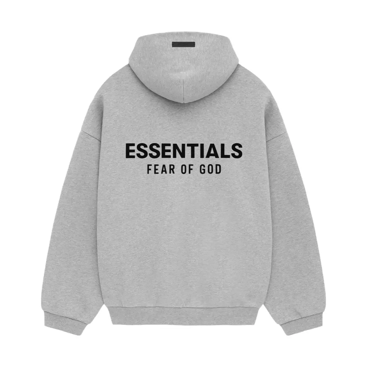 FEAR OF GOD ESSENTIALS LIGHT HEATHER GREY HOODIE FW24 - Image 2