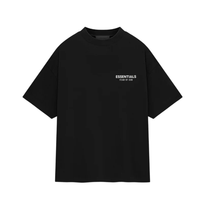 FEAR OF GOD ESSENTIALS BLACK T-SHIRT FW24