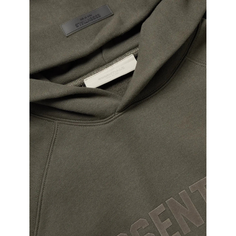 FEAR OF GOD ESSENTIALS OFF BLACK HOODIE - Image 2