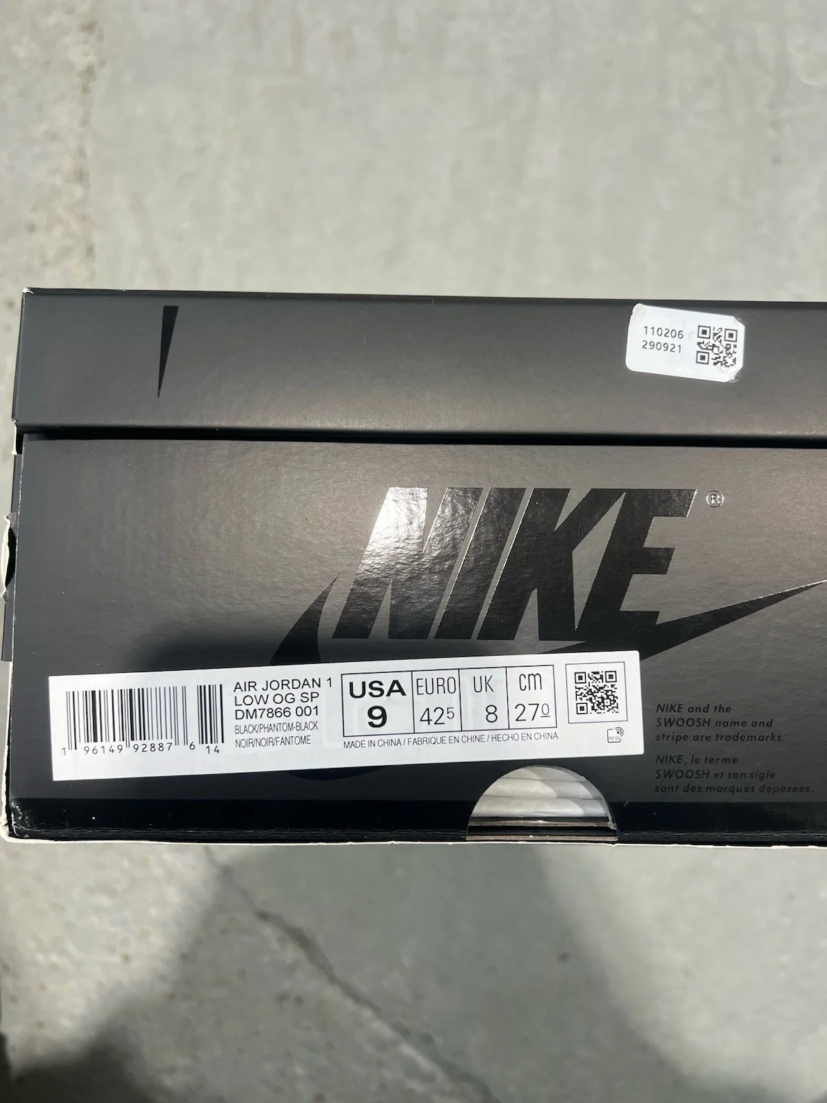 Jordan 1 Low Travis Scott Black Phantom - GREAT CONDITION UK8 - Image 6